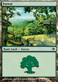 Forest (247) (Shards of Alara) Near Mint Foil