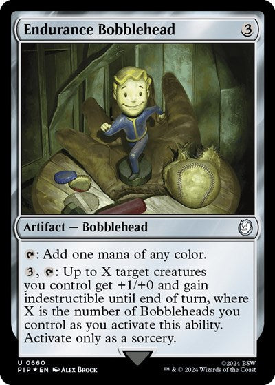 Endurance Bobblehead (Surge Foil) (Universes Beyond: Fallout) Near Mint