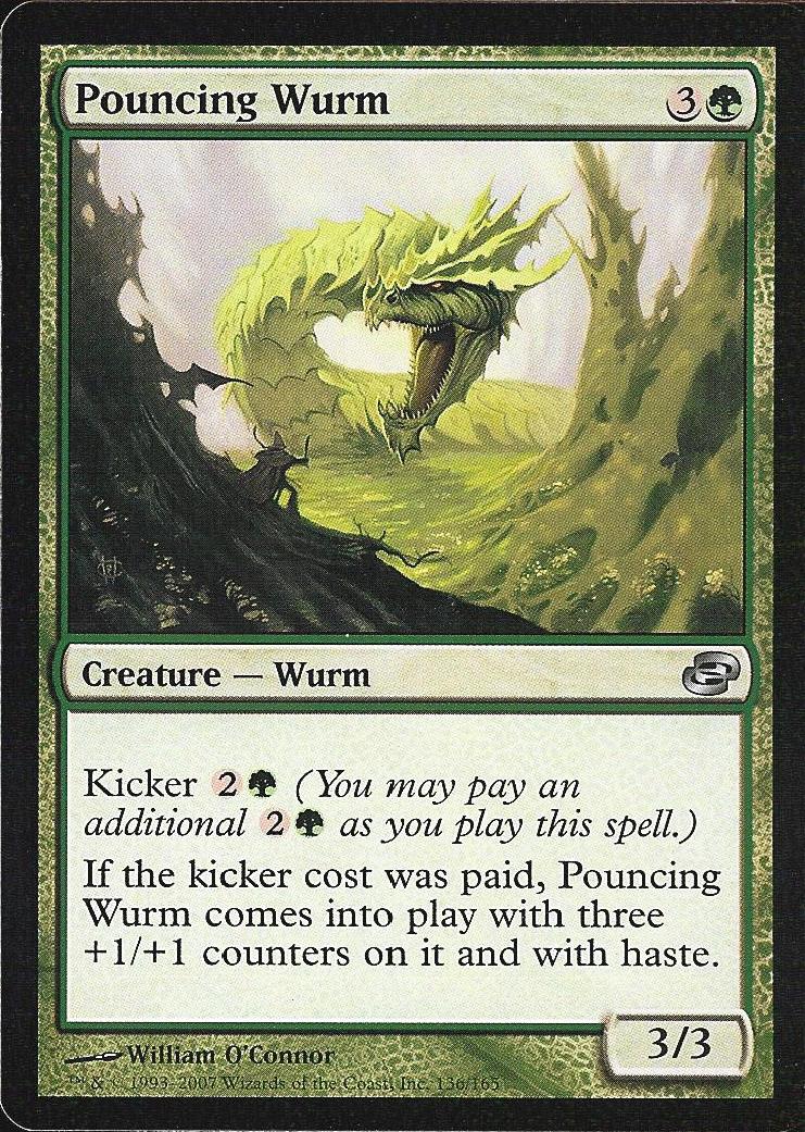 Pouncing Wurm (Planar Chaos) Near Mint