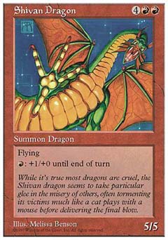 Shivan Dragon (5th Edition) Good