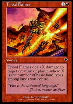 Tribal Flames (Invasion) Near Mint Foil