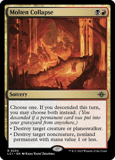 Molten Collapse (The Lost Caverns of Ixalan) Near Mint Foil