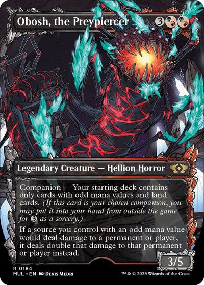 Obosh, the Preypiercer (Halo Foil) (March of the Machine: Multiverse Legends) Near Mint