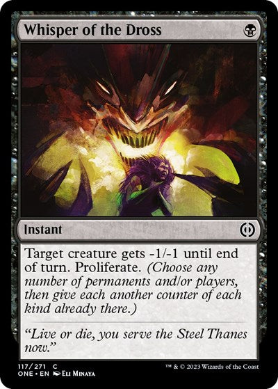 Whisper of the Dross (Phyrexia: All Will Be One) Near Mint