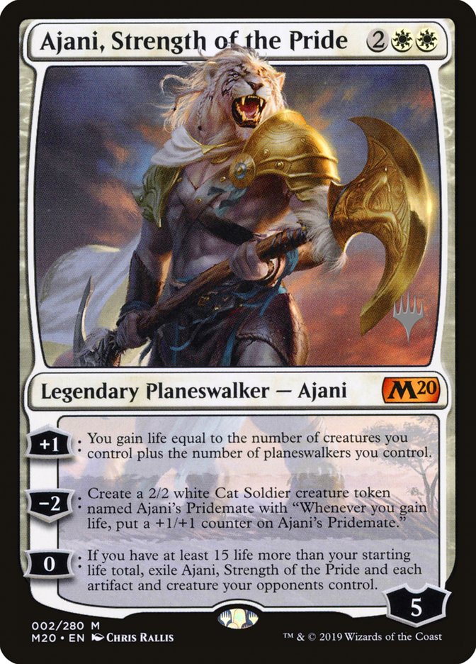 Ajani Strength of the Pride (Promo Pack) Near Mint