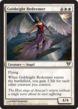 Goldnight Redeemer (Avacyn Restored) Near Mint Foil