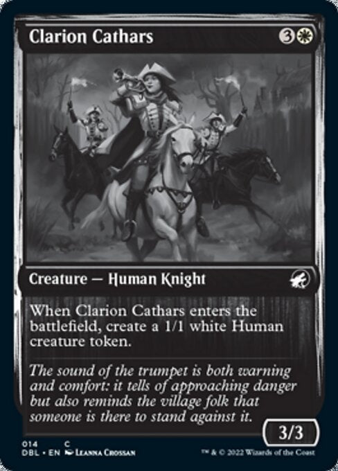 Clarion Cathars (Innistrad: Double Feature) Near Mint