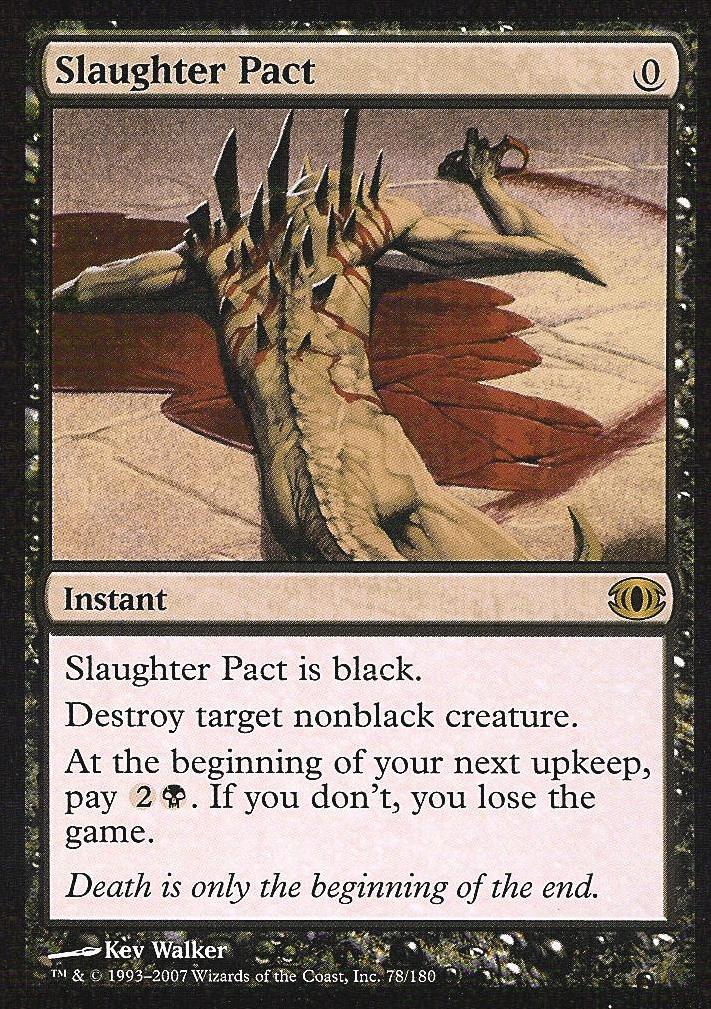 Slaughter Pact (Futuresight) Near Mint Foil