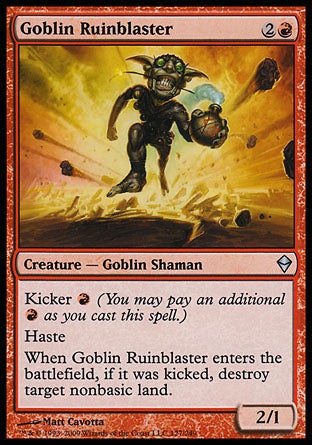 Goblin Ruinblaster (Zendikar) Near Mint Foil