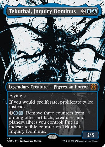 Tekuthal, Inquiry Dominus (Showcase) (Step-and-Compleat Foil) (Phyrexia: All Will Be One) Near Mint