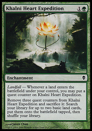 Khalni Heart Expedition (Zendikar) Near Mint Foil