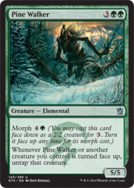 Pine Walker (Khans of Tarkir) Near Mint Foil