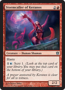 Stormcaller of Keranos (Born of the Gods) Near Mint Foil
