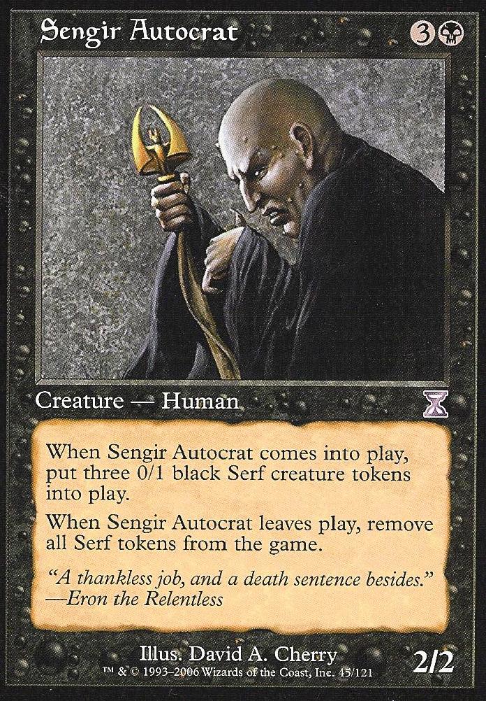 Sengir Autocrat (Time Spiral Time Shifted) Near Mint Japanese