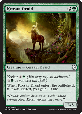 Krosan Druid (Dominaria) Near Mint Foil