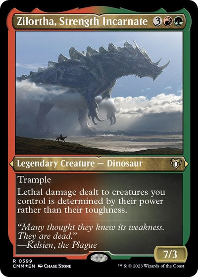 Zilortha, Strength Incarnate (Foil Etched) (Commander Masters) Near Mint