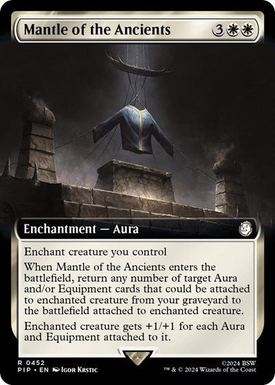 Mantle of the Ancients (Extended Art) (Universes Beyond: Fallout) Near Mint