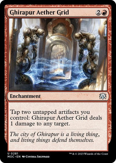 Ghirapur Aether Grid (Commander: March of the Machine) Near Mint