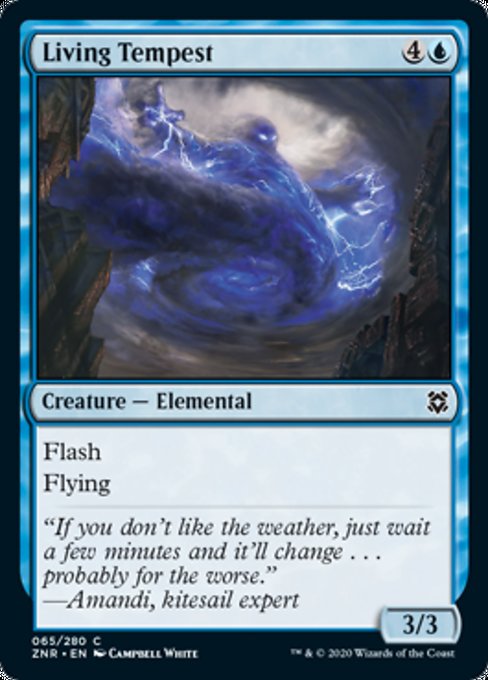 Living Tempest (Zendikar Rising) Near Mint Foil