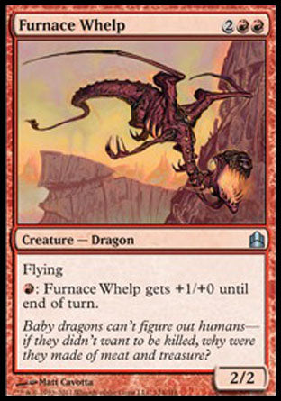 Furnace Whelp (Commander) Light Play