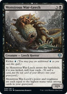 Monstrous War-Leech (Dominaria United) Near Mint