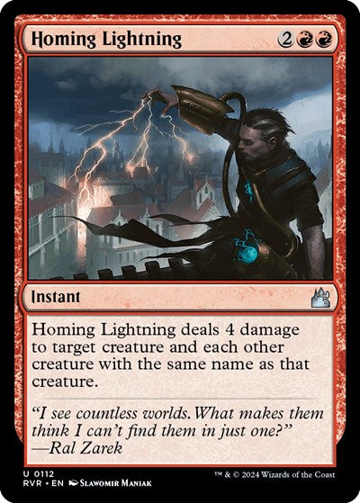 Homing Lightning (Ravnica Remastered) Near Mint