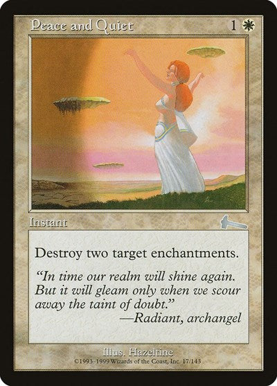 Peace and Quiet (Urza's Legacy) Near Mint