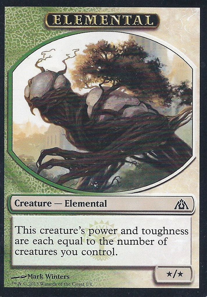 Elemental Token (Dragon's Maze) Near Mint
