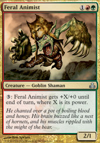 Feral Animist (Guildpact) Near Mint Japanese