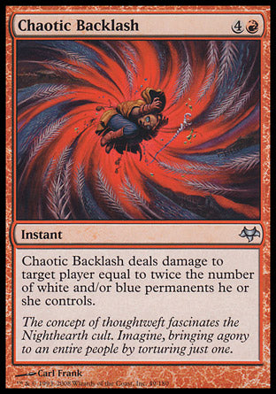Chaotic Backlash (Eventide) Near Mint