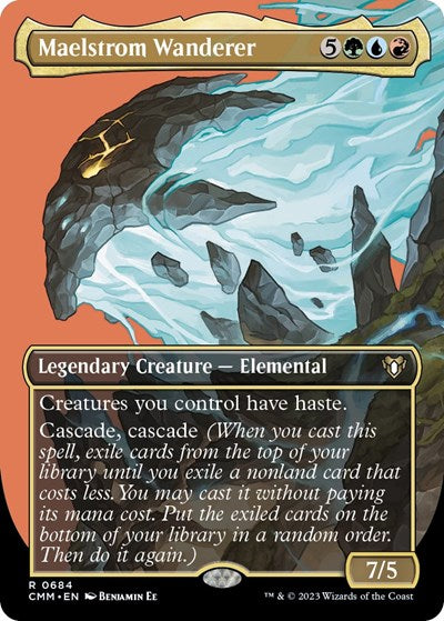 Maelstrom Wanderer (Borderless) (Commander Masters) Near Mint
