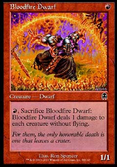 Bloodfire Dwarf (Apocalypse) Near Mint Foil