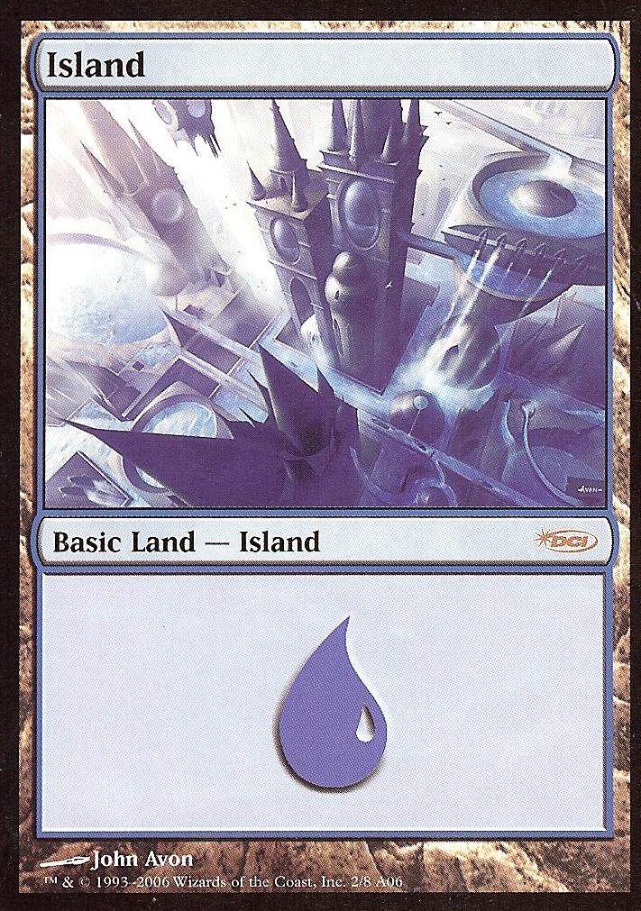 Island (2006 Arena League Promo) (Promotional Cards) Light Play