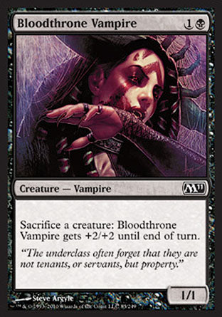 Bloodthrone Vampire (Magic 2011 Core Set) Near Mint