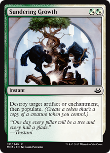 Sundering Growth (Modern Masters 2017) Near Mint