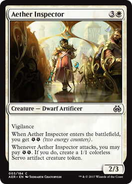 Aether Inspector (Aether Revolt) Near Mint