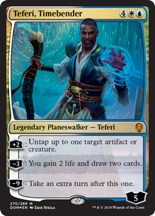 Teferi, Timebender (Dominaria) Near Mint Foil