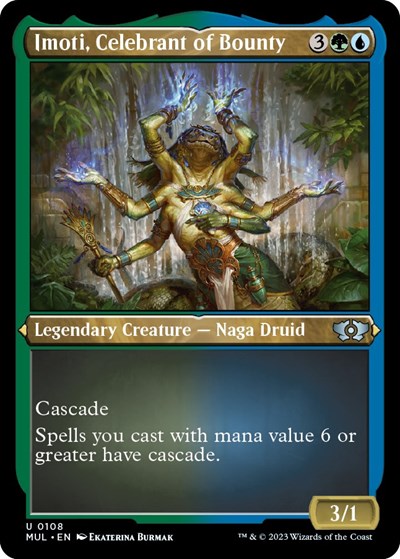 Imoti, Celebrant of Bounty (Foil Etched) (March of the Machine: Multiverse Legends) Near Mint