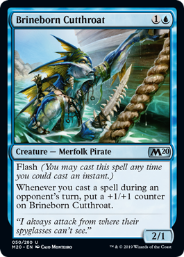 Brineborn Cutthroat (Magic 2020 Core Set) Near Mint