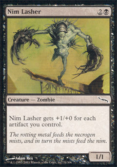 Nim Lasher (Mirrodin) Light Play Foil