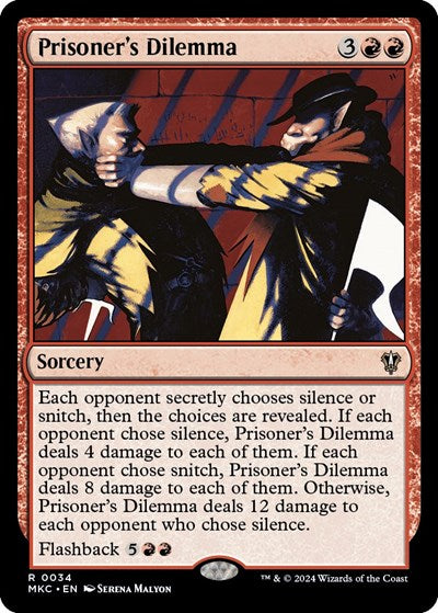 Prisoner's Dilemma (Commander: Murders at Karlov Manor) Near Mint