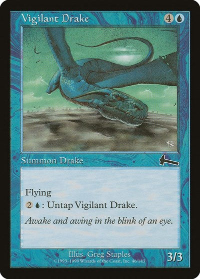 Vigilant Drake (Urza's Legacy) Near Mint