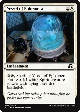 Vessel of Ephemera (Shadows Over Innistrad) Near Mint Foil