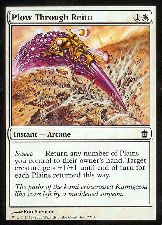 Plow Through Reito (Saviors of Kamigawa) Near Mint