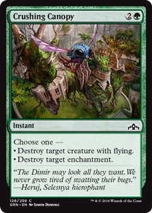 Crushing Canopy (Guilds of Ravnica) Near Mint