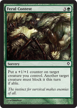 Feral Contest (Worldwake) Near Mint