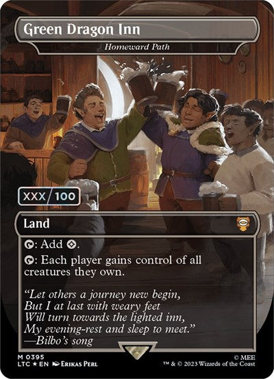 Green Dragon Inn - Homeward Path (Serial Numbered) (Commander: The Lord of the Rings: Tales of Middle-earth) Near Mint