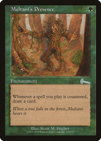 Multani's Presence (Urza's Legacy) Light Play Foil