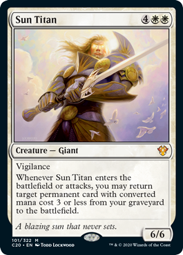 Sun Titan (Commander 2020 Ikoria) Near Mint