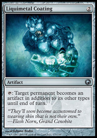 Liquimetal Coating (Scars of Mirrodin) Near Mint Foil